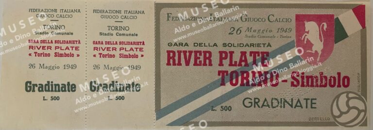 Torino River Plate maggio 1949 Torino Simbolo
